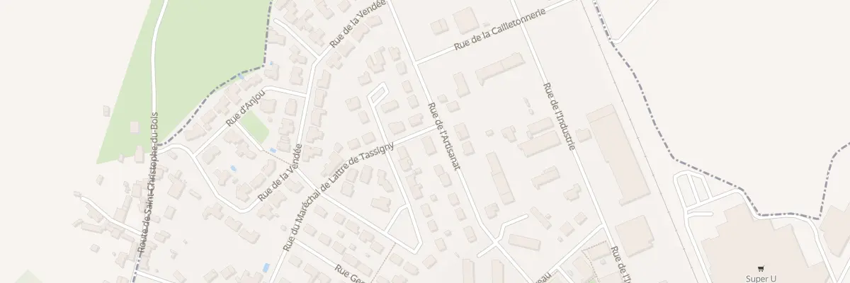 Plan du 12B Rue de l’artisanat à Mortagne-sur-Sèvre