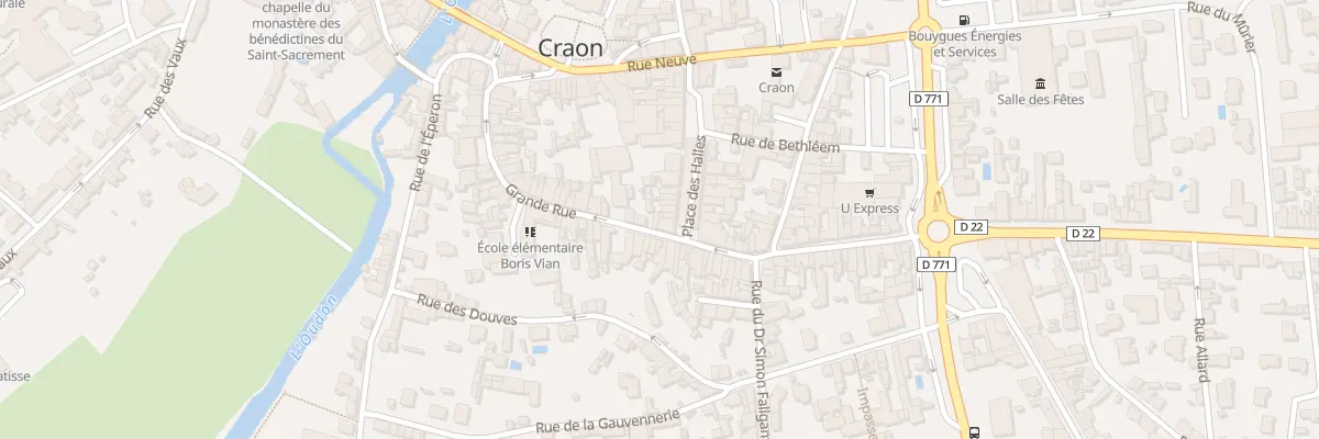 Plan du 63 Grande Rue à Craon