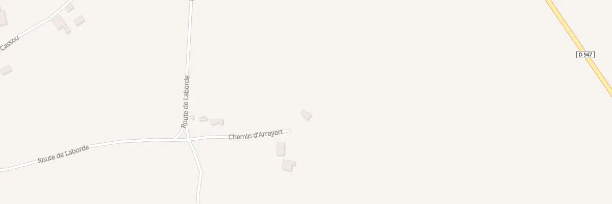 Plan du 171 Che d’Arreyert à Mimbaste