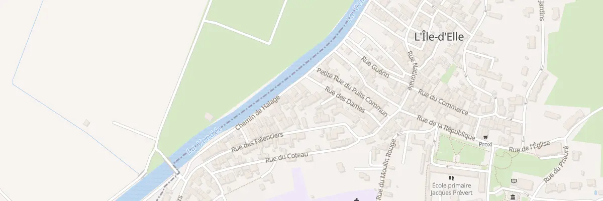 Plan du 12C Rue des dames à L’Île-d’Elle
