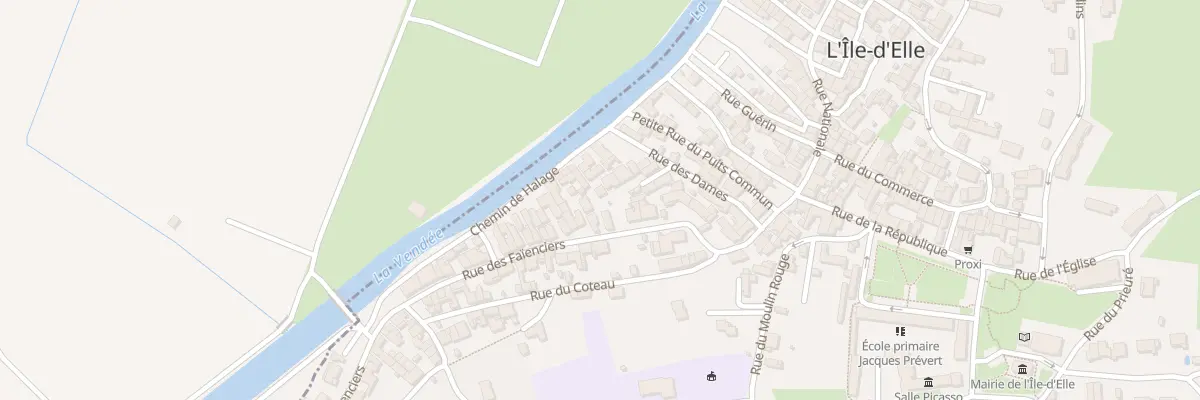 Plan du 16 Rue des faïenciers à L’Île-d’Elle