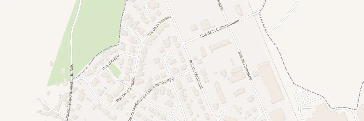 Plan du 14 Rue de l’artisanat à Mortagne-sur-Sèvre