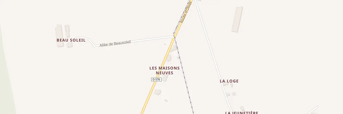Plan du 5531 Les Maisons Neuves à Port-Brillet