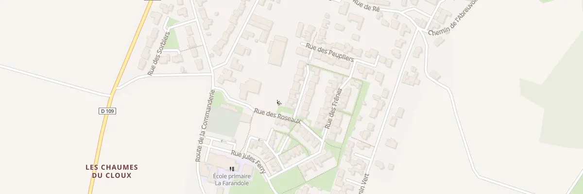 Plan du 5 Rue des Aulnes à Angliers