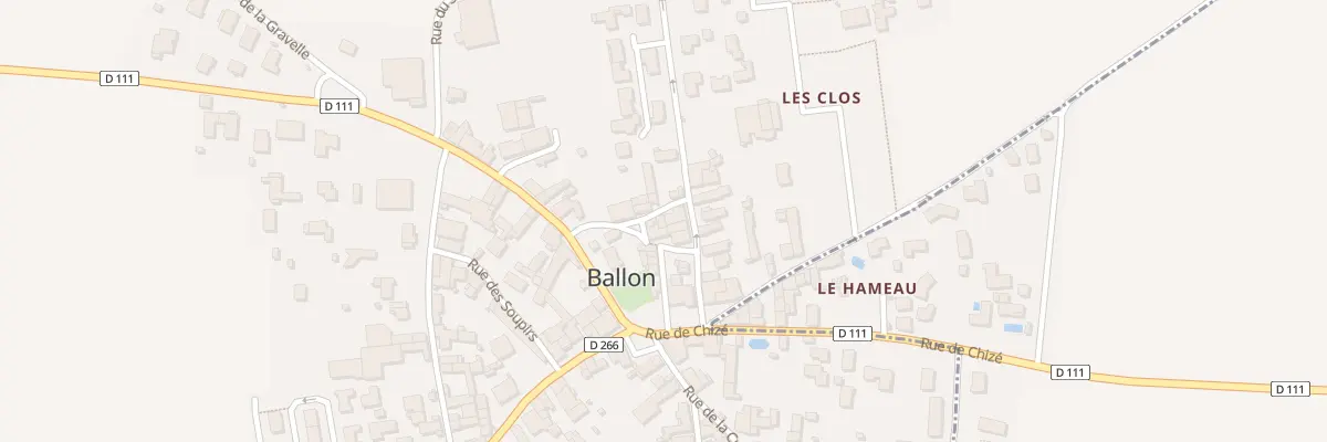 Plan du 8 Rue des Bonnes Femmes à Ballon