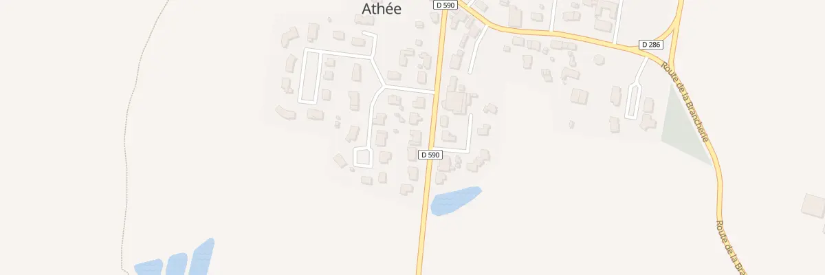 Plan du 12 Rte de Craon à Athée