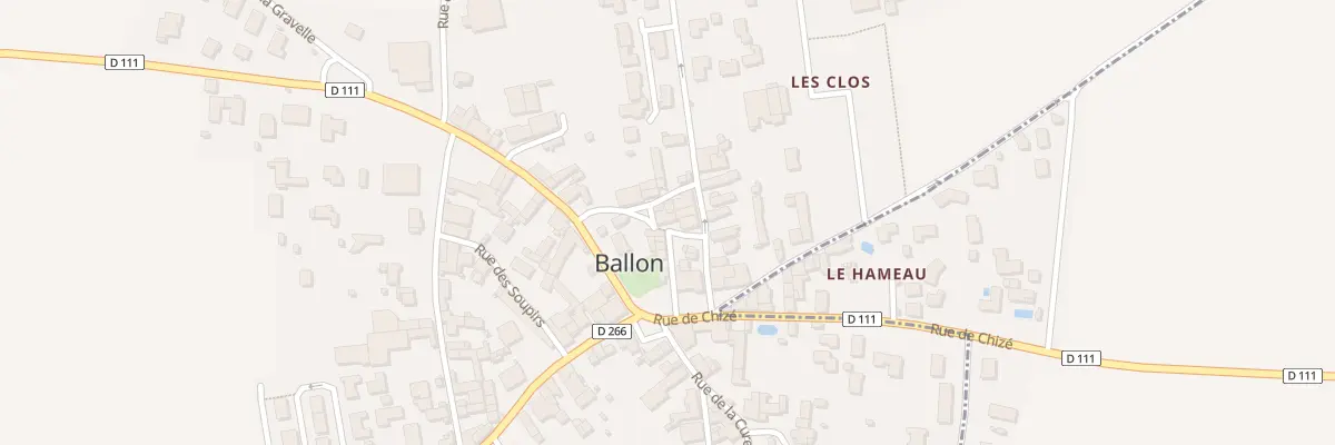 Plan du 8 Rue du Porche à Ballon