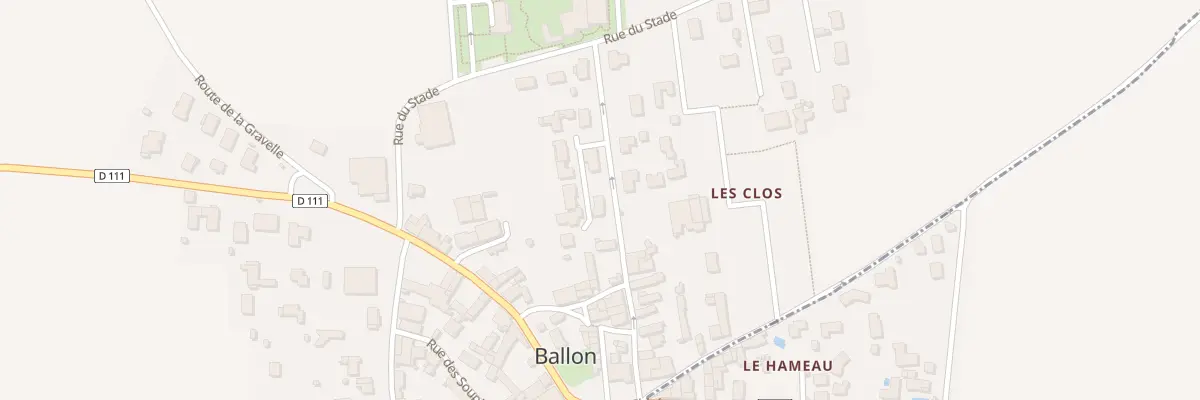 Plan du 17 Rue des Gros Hommes à Ballon