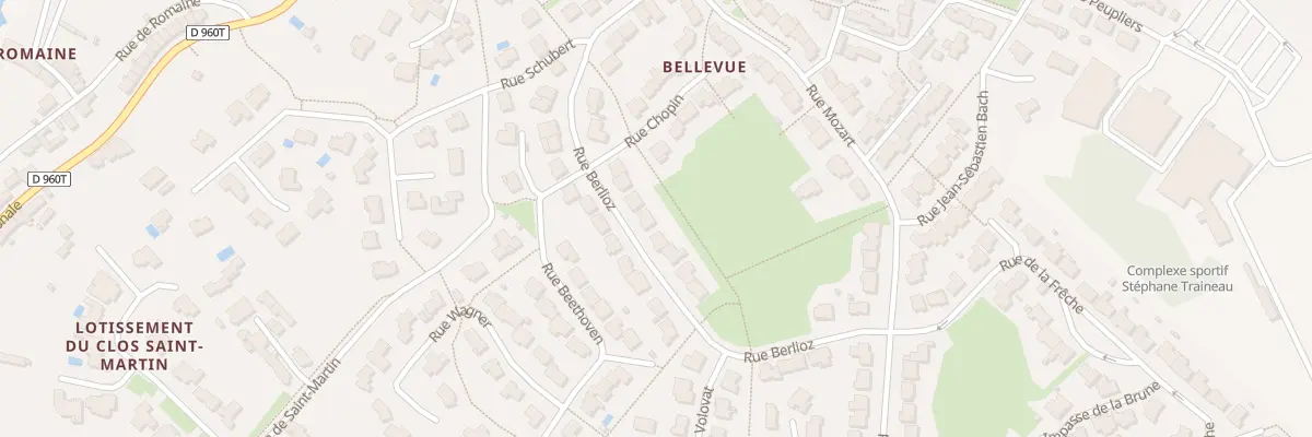 Plan du 22 Rue berlioz à Mortagne-sur-Sèvre