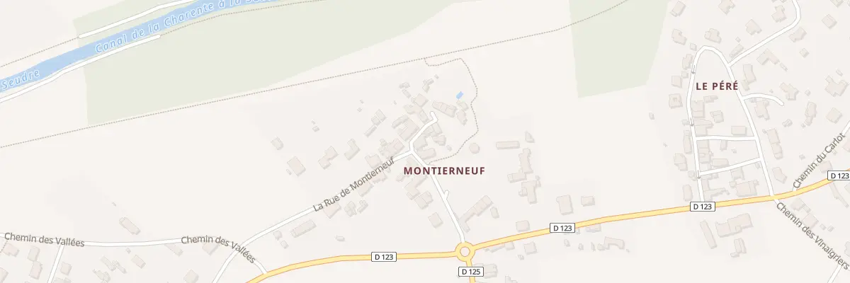 Plan du 2 Vc Qua Abbaye de Montierneuf à Saint-Agnant