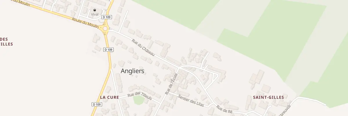 Plan du 4 Rue du Château à Angliers