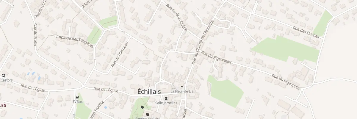 Plan du 16 Che du Prieuré à Échillais