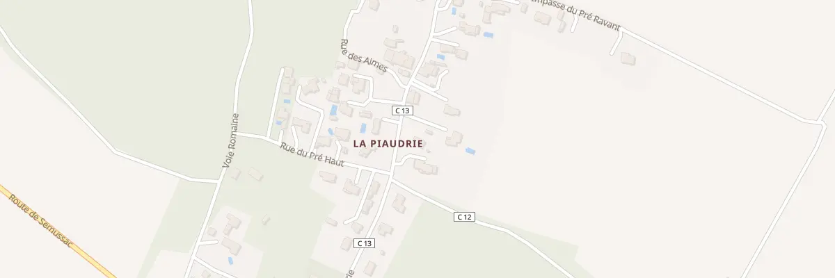 Plan du 21 Rue de la Piaudrie à Médis