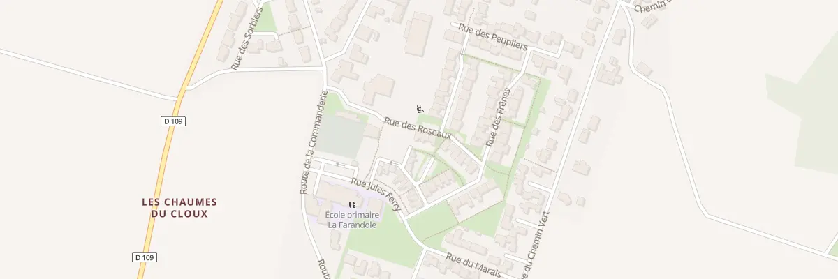 Plan du 2 Rue des Roseaux à Angliers
