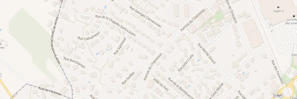 Plan du 2 Rue de la Chapelle St Lazare à Mortagne-sur-Sèvre