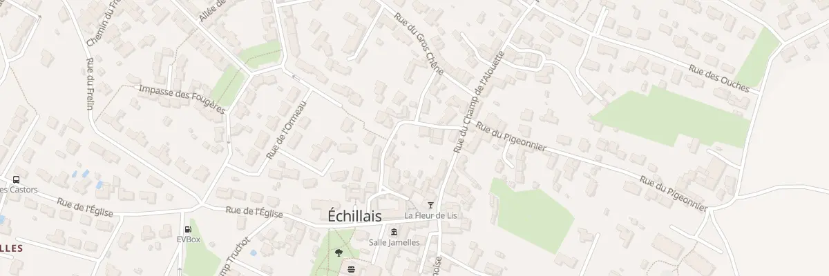 Plan du 16 Che du Prieuré à Échillais