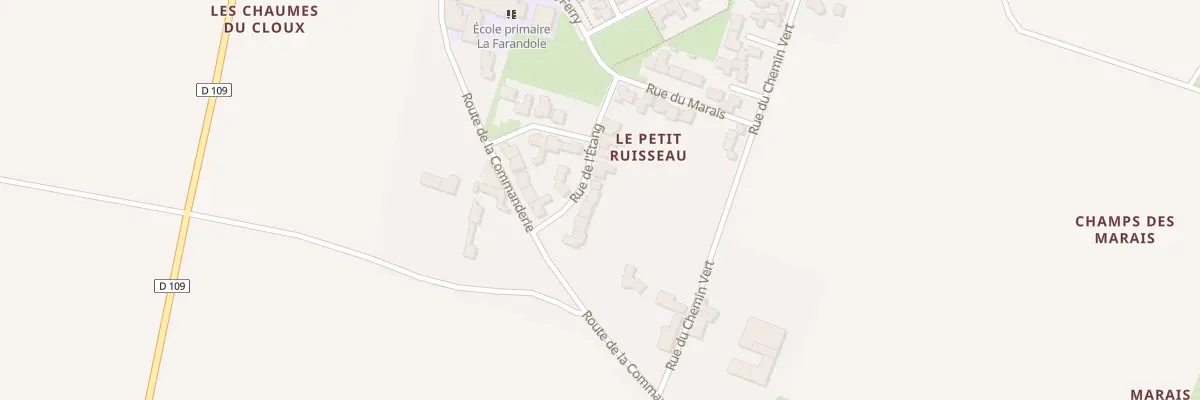 Plan du 8 Rue de l’Etang à Angliers
