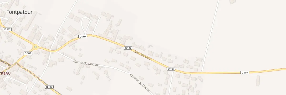 Plan du 35 Rue des Gués à Vérines