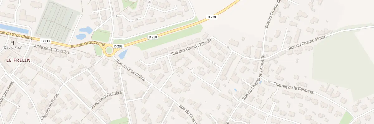 Plan du 28 Rue des Grands Tilleuls à Échillais