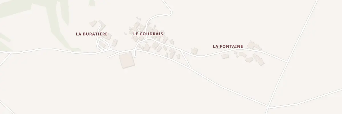 Plan du 21 Le Coudrais à Monsireigne