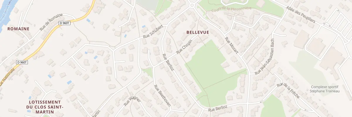 Plan du 16 Rue berlioz à Mortagne-sur-Sèvre