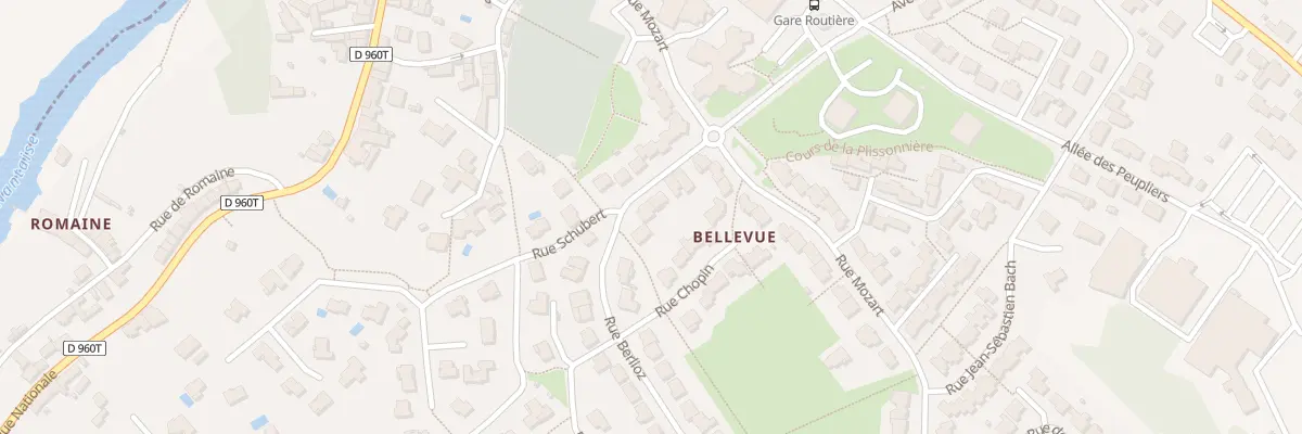 Plan du 8 Rue berlioz à Mortagne-sur-Sèvre