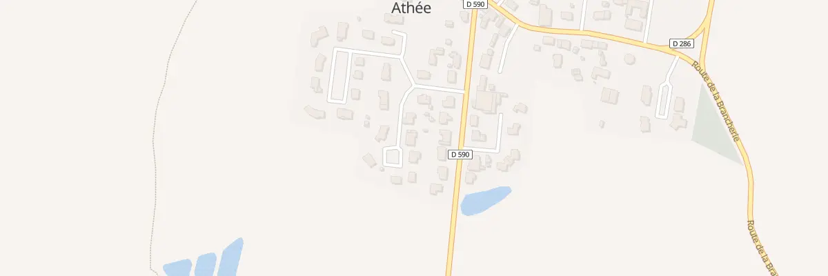 Plan du 6 Vc Lot du Prieure à Athée
