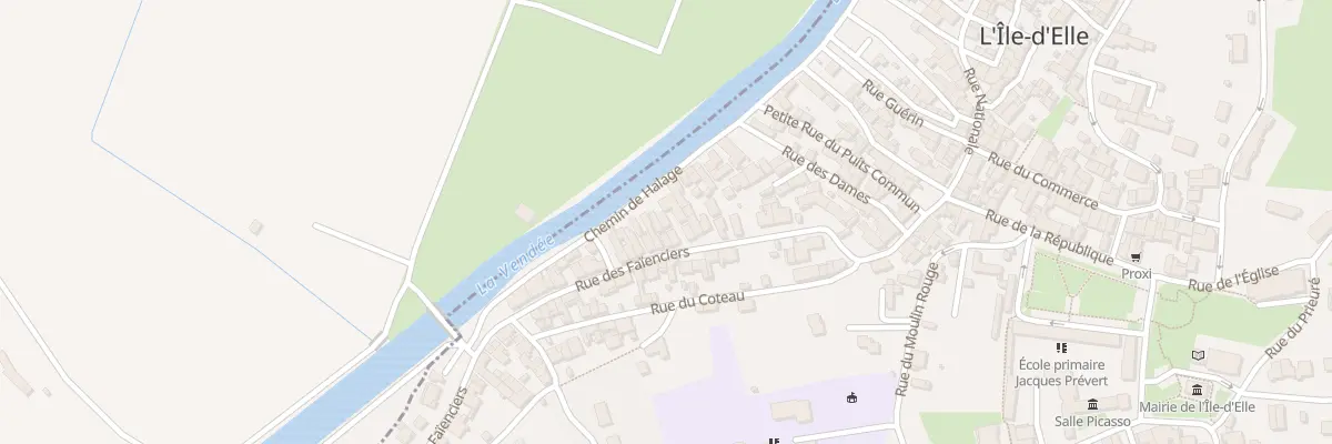 Plan du 22B Rue des faïenciers à L’Île-d’Elle