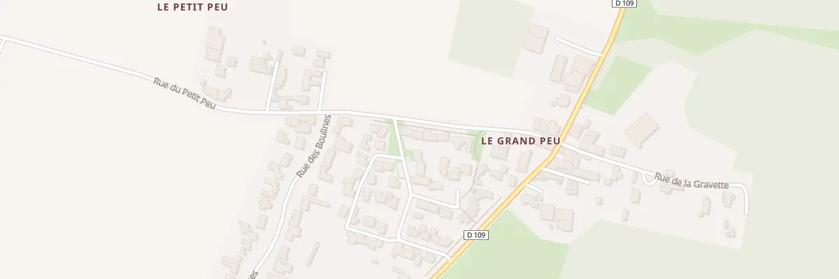 Plan du 15 Rue du Petit Peu à Angliers