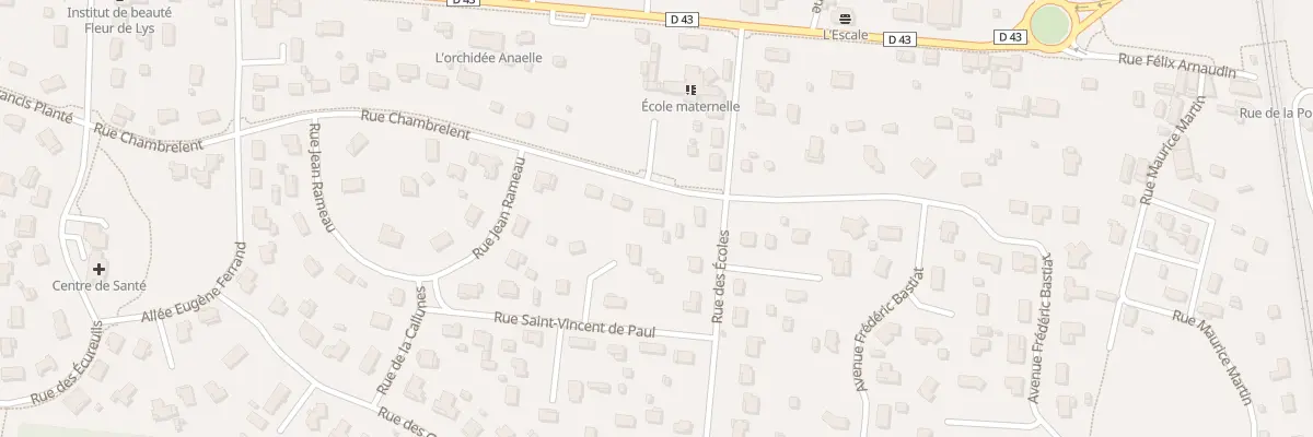 Plan du 24 Rue Chambrelent à Ychoux