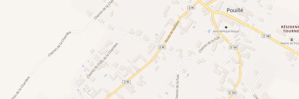 Plan du 46 Rte de Nalliers à Pouillé