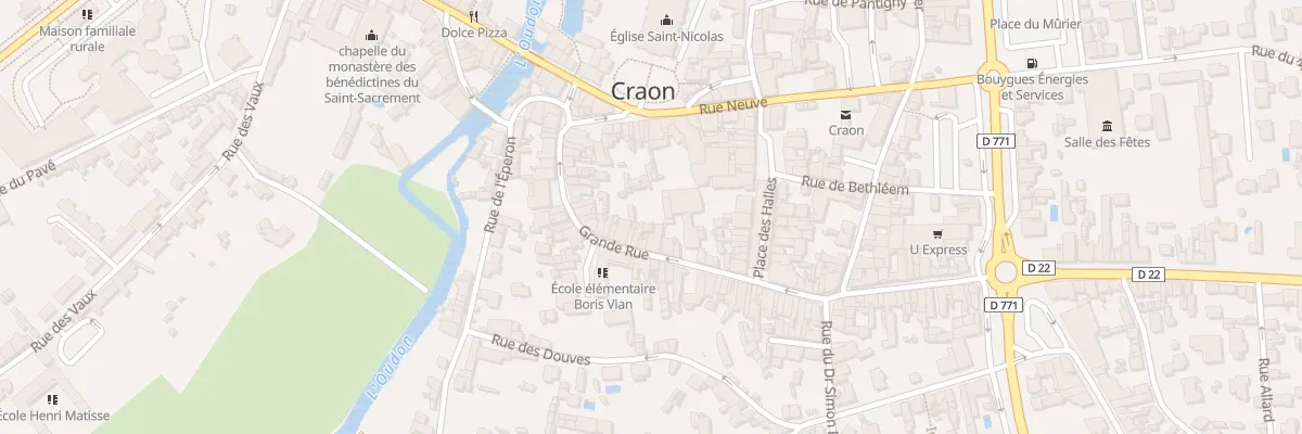 Plan du 47 Gr Grande Rue à Craon