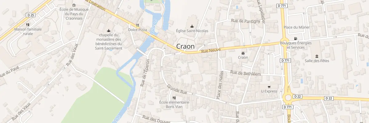 Plan du 41 Rue Neuve à Craon