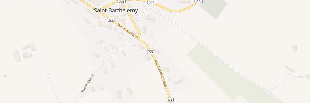 Plan du 1 Rue Claude Chappe à Saint-Barthélemy