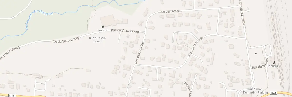 Plan du 10 Rue des Acacias à Ychoux