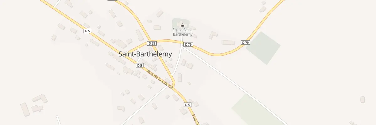 Plan du 6 Rue de l’Église à Saint-Barthélemy