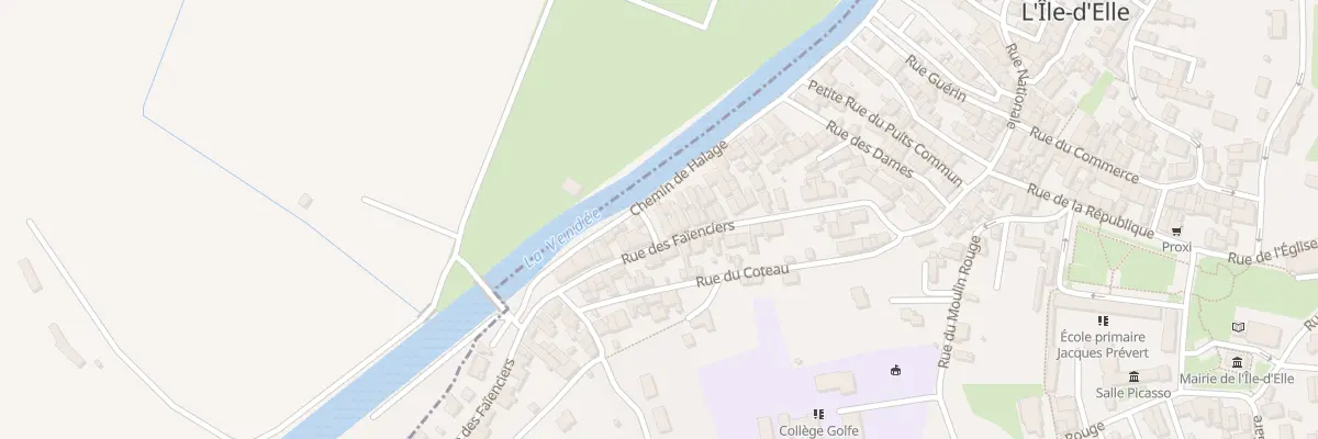 Plan du 34 Rue des faïenciers à L’Île-d’Elle