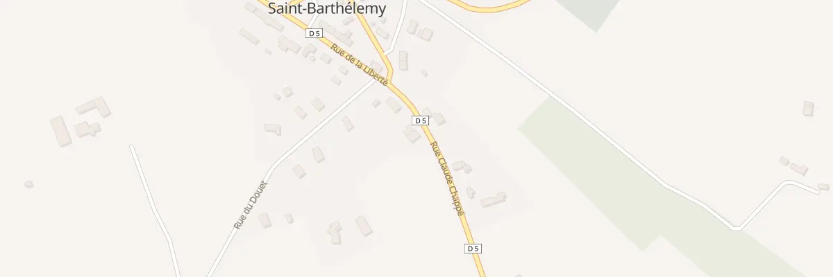Plan du 4 Rue Claude Chappe à Saint-Barthélemy