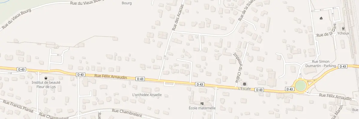 Plan du 55B Rue Félix Arnaudin à Ychoux