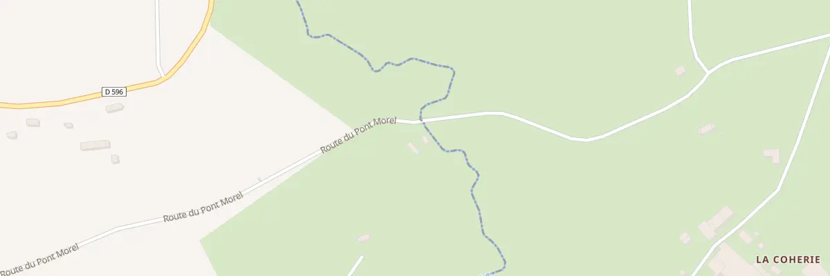 Plan du 1 Le Pont Morel à Brouains