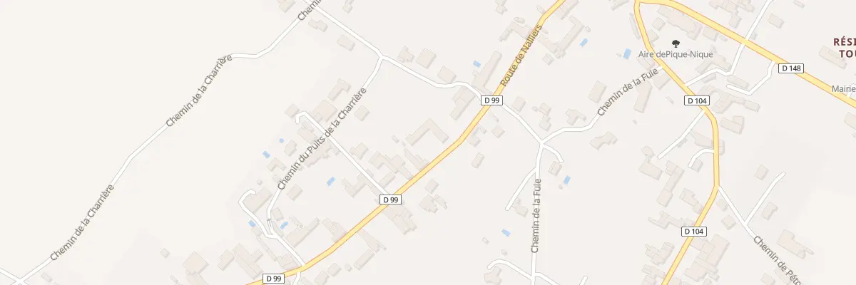 Plan du 56 Rte de Nalliers à Pouillé