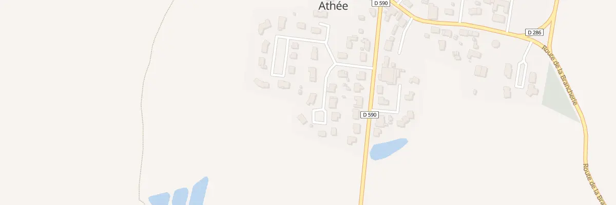 Plan du 15 Vc Lot du Prieure à Athée