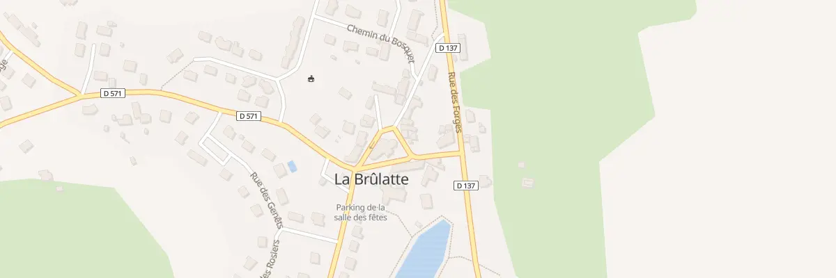 Plan du 6 Pl de l’Église à La Brûlatte