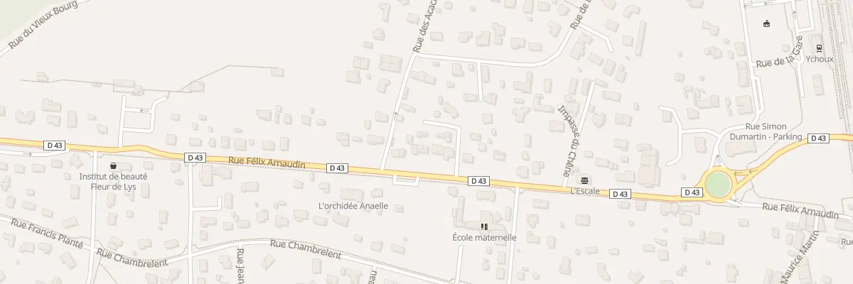 Plan du 55 Rue Félix Arnaudin à Ychoux