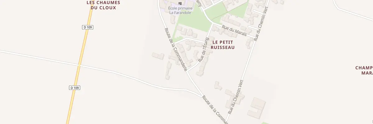 Plan du 9 Rte de la Commanderie à Angliers