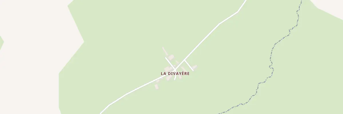 Plan du 2 La Divayere à La Dorée