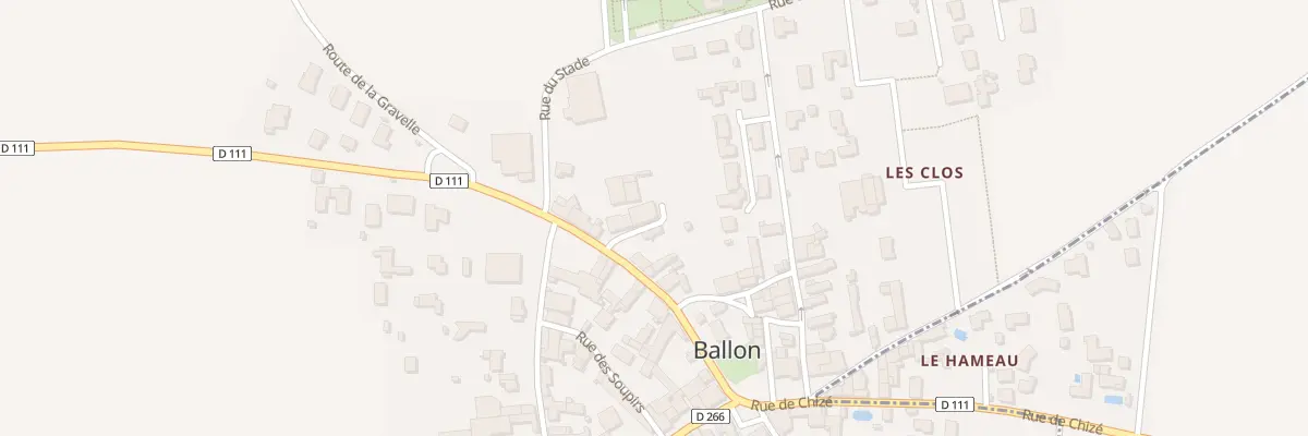 Plan du 24 Rue de Chizé à Ballon
