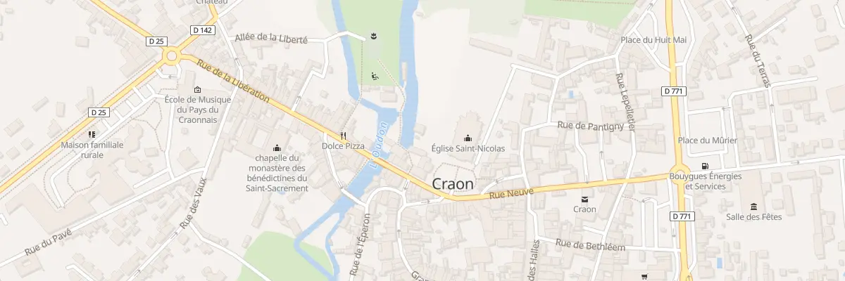 Plan du 22A Rue Neuve à Craon