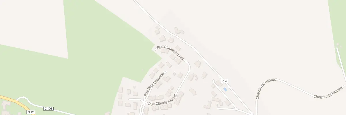 Plan du 23 Rue Claude Monet à Ernée