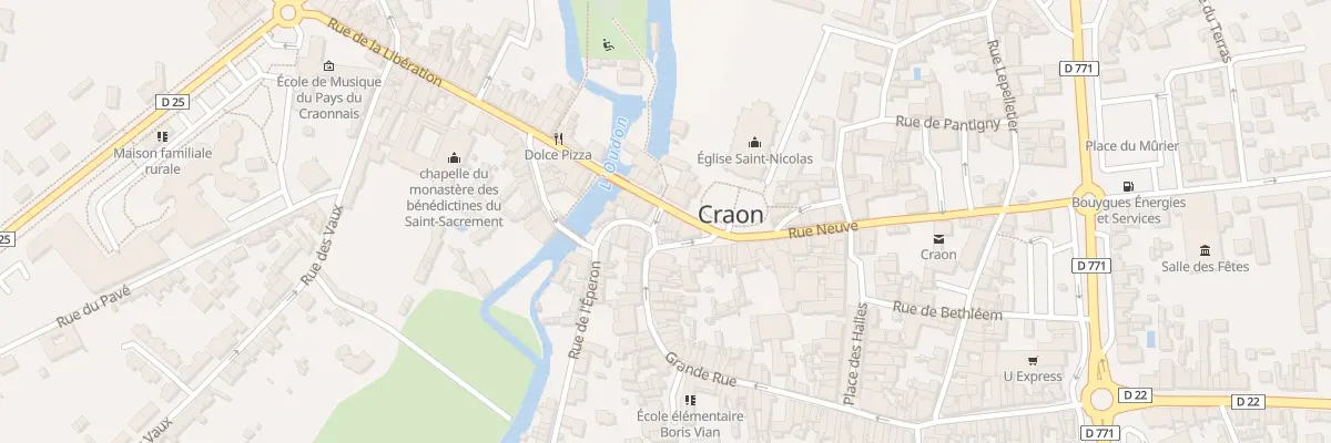Plan du 49 Rue Neuve à Craon